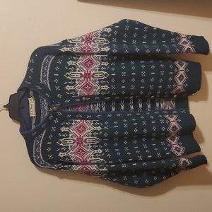 Vintage L.L. Bean fair isle cardigan sz small